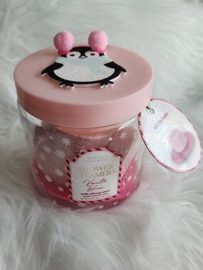 Beauty Creations 6 Shower Steamers Vanilla Bean With Silicone Saver NWT Sealed